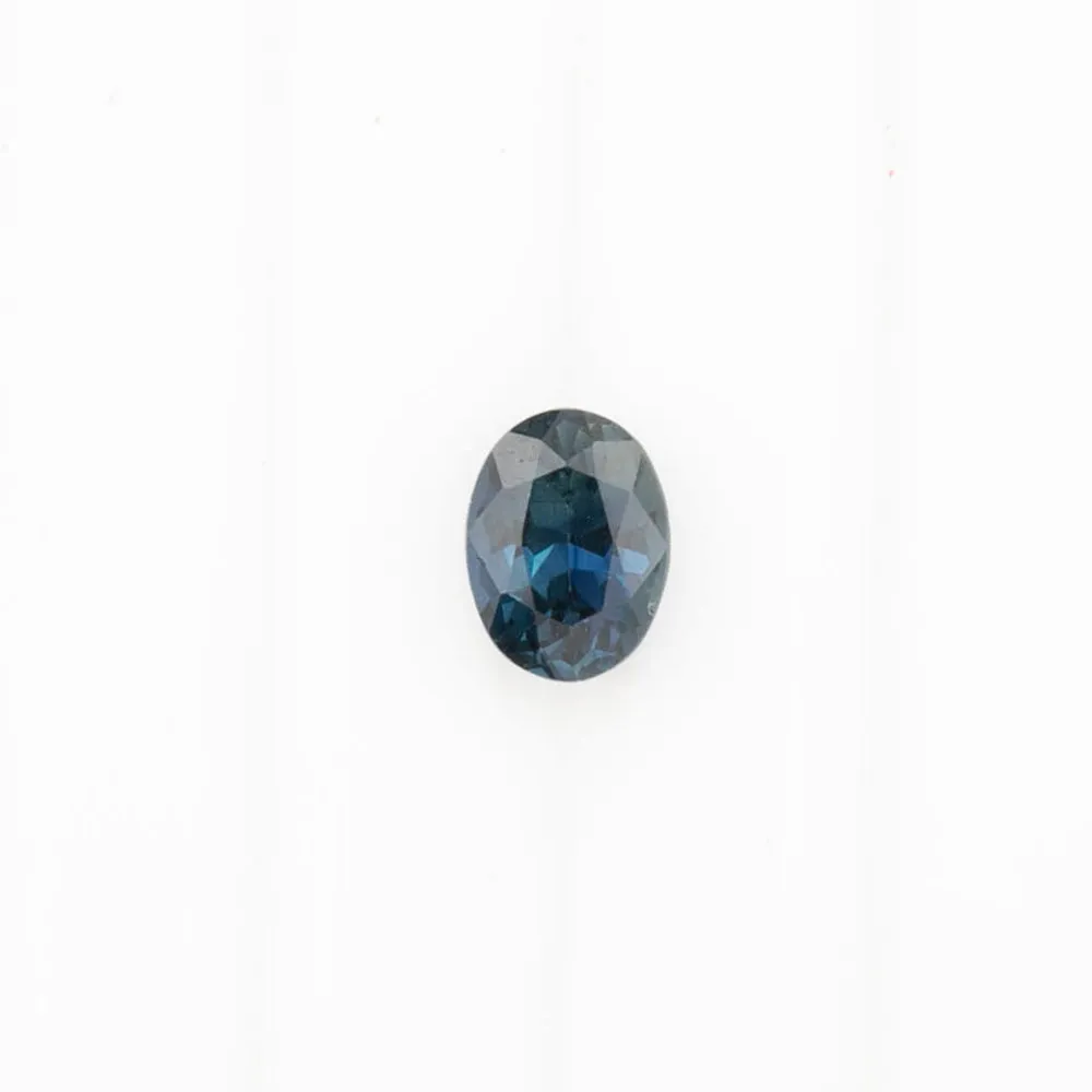 0.70ct Oval Cut Teal Blue Queensland Sapphire