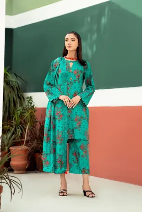 3-Pc Charizma Unstitched Embroidered Khaddar With Wool Shawl ANW-04