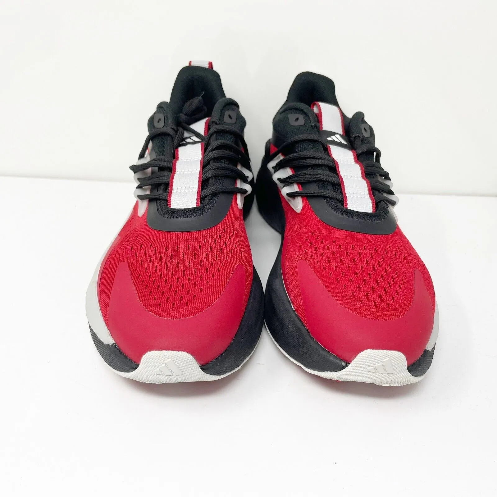 Adidas Mens AlphaBoost V2 IH3885 Red Running Shoes Sneakers Size 8