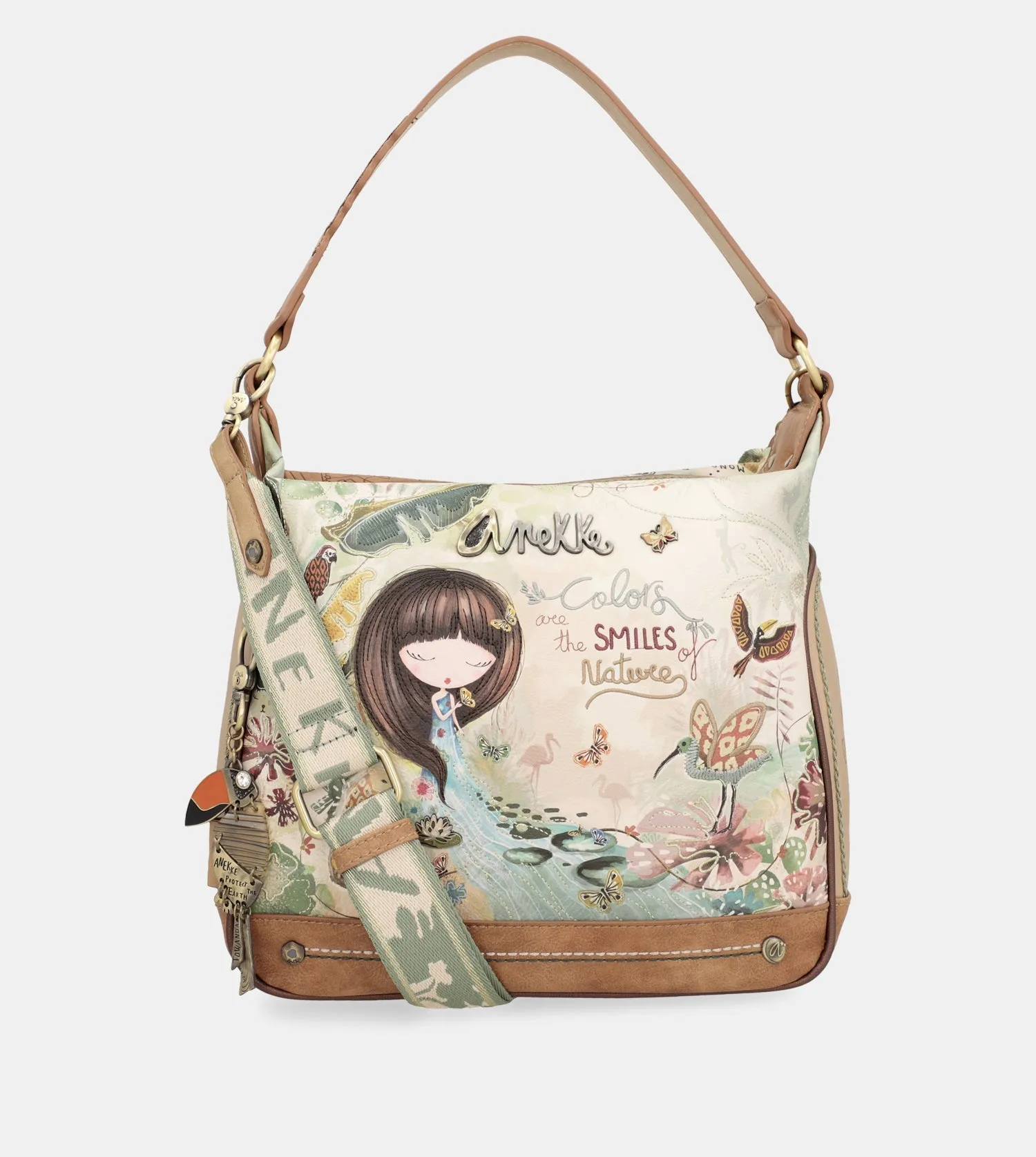 Amazonia crossbody bag with shoulder strap