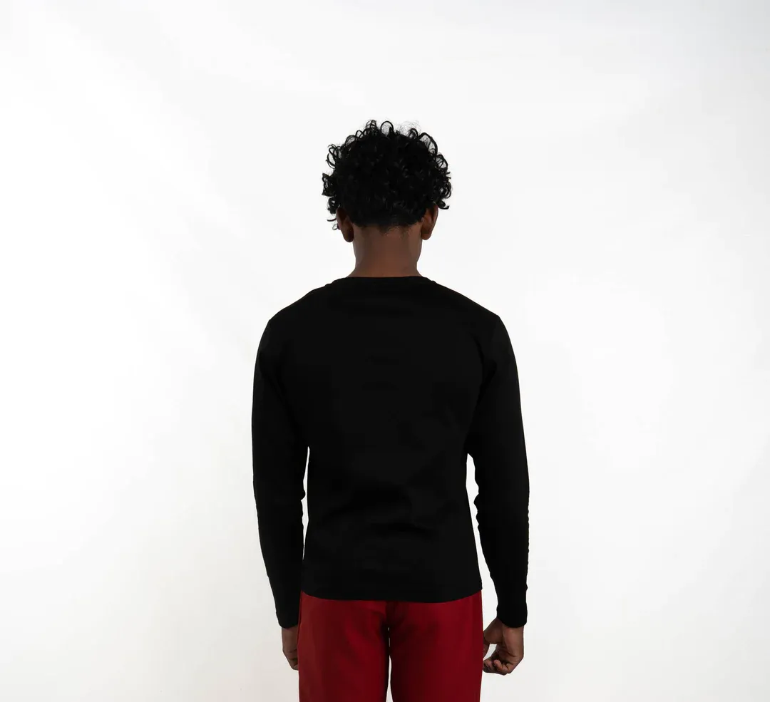 Apodyopsis Black Long Sleeve Tee