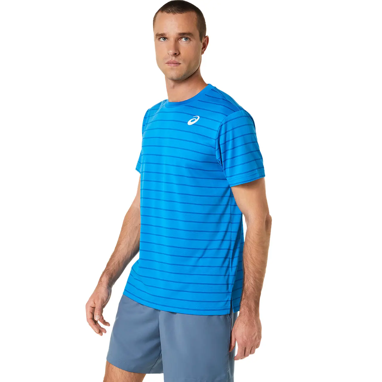 Asics T-Shirt Court SS Top Heren Blauw