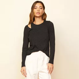 Asymmetric Long Sleeve Top