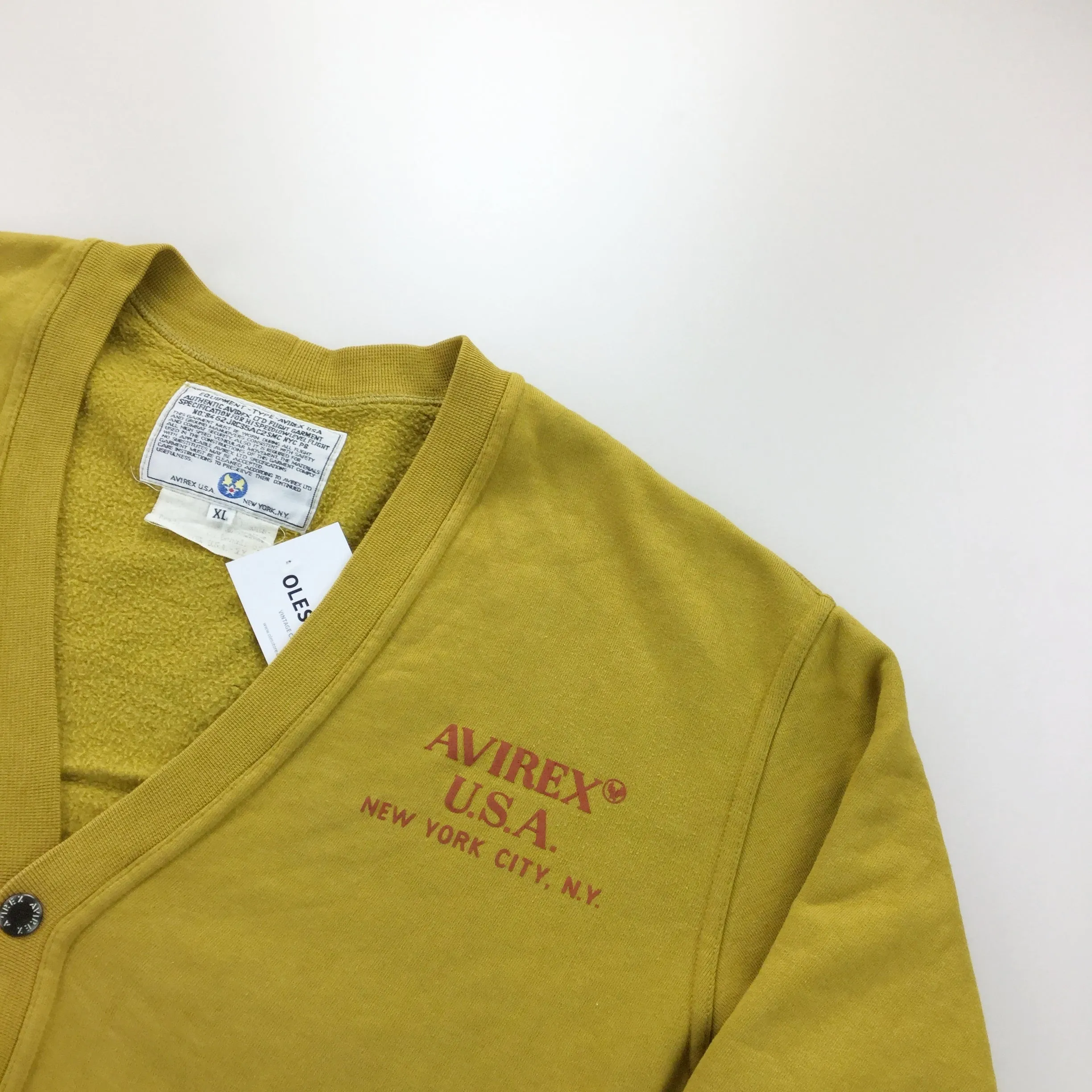 Avirex USA 90s Cardigan - XL