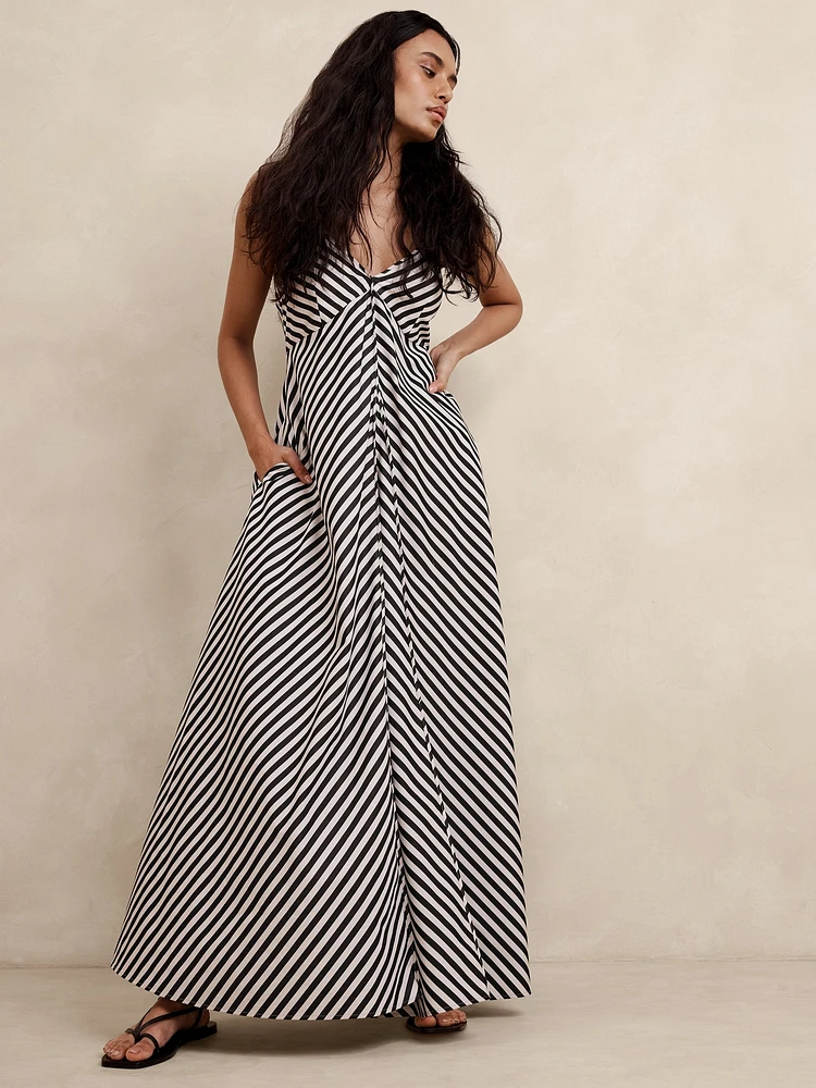 Banana Republic Poplin Maxi Dress