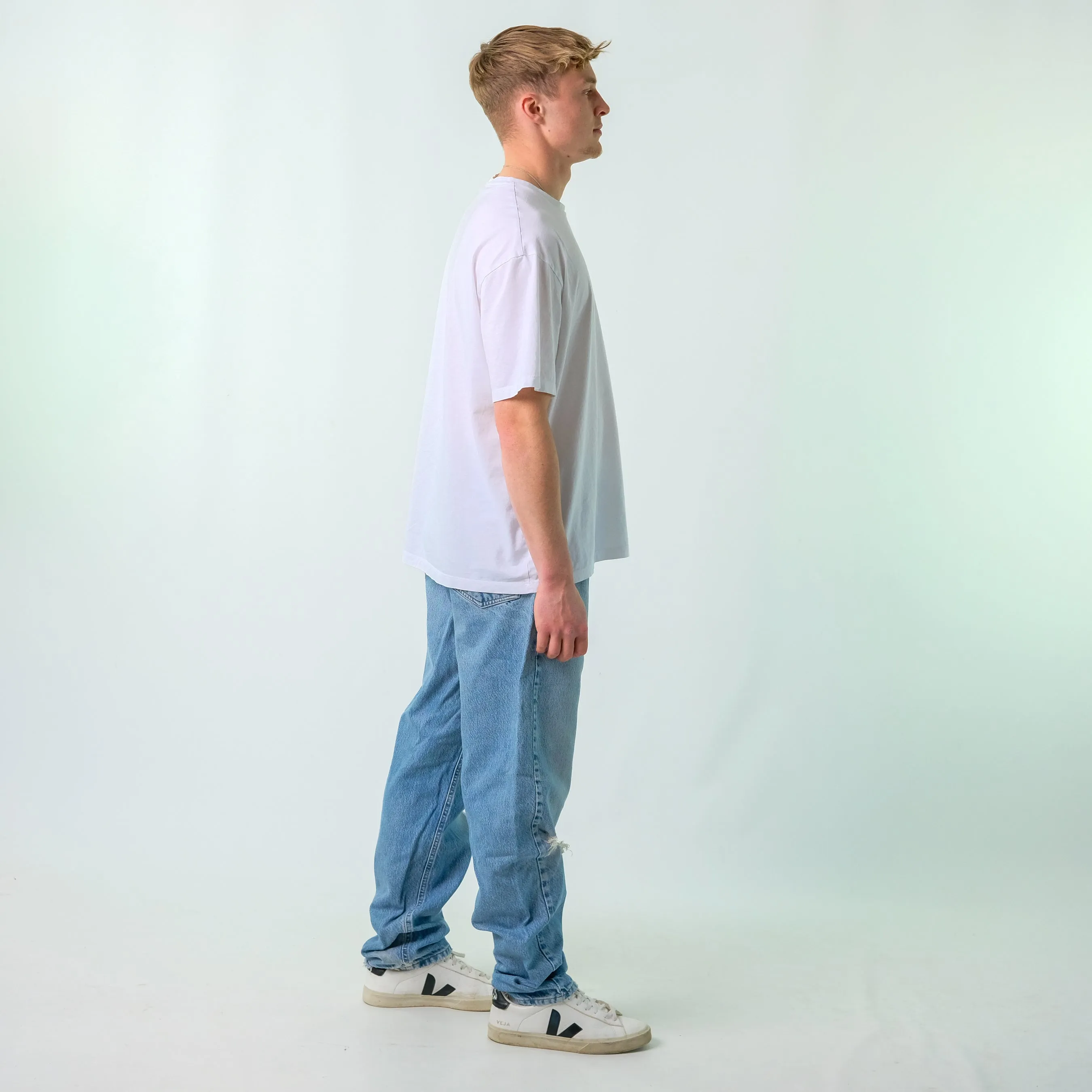 Blue y2ks Carhartt Denim Carpenter Jeans Baggy Pants (38x34)