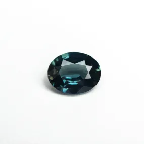 Blue/Teal Brilliant Sapphire - 0.94ct Oval