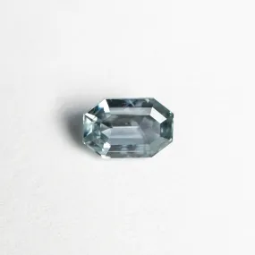 Blue/Teal Step Cut Sapphire - 0.64ct Cut Corner Rectangle