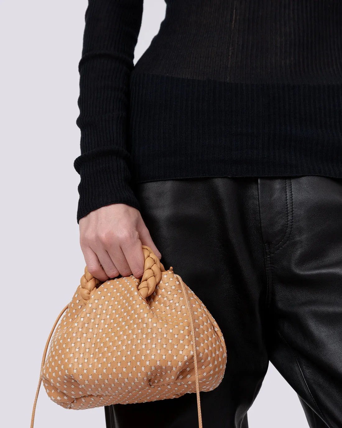 Bombon Woven Small Crossbody Bag