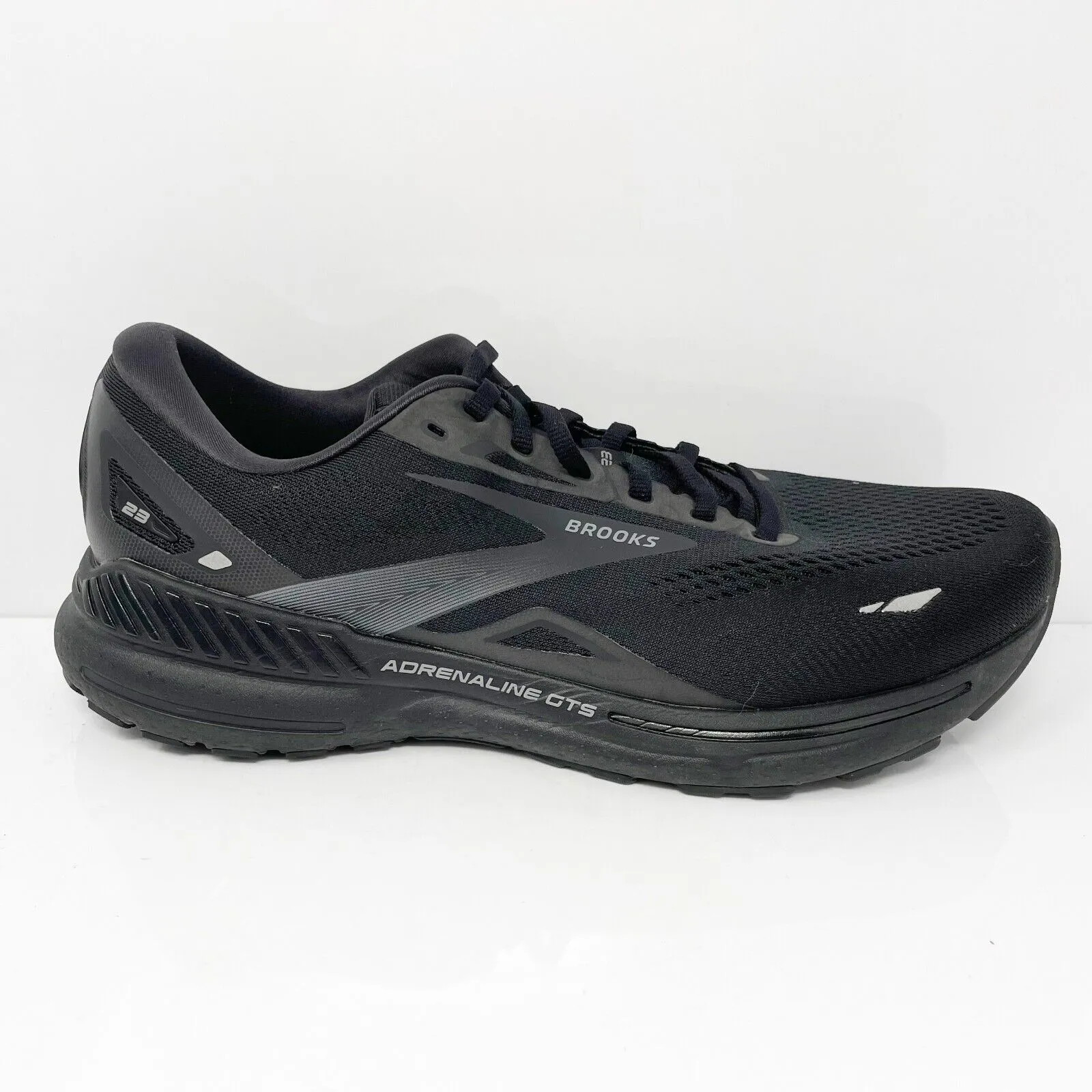 Brooks Mens Adrenaline GTS 23 1103912E020 Black Running Shoes Sneakers Sz 12 2E