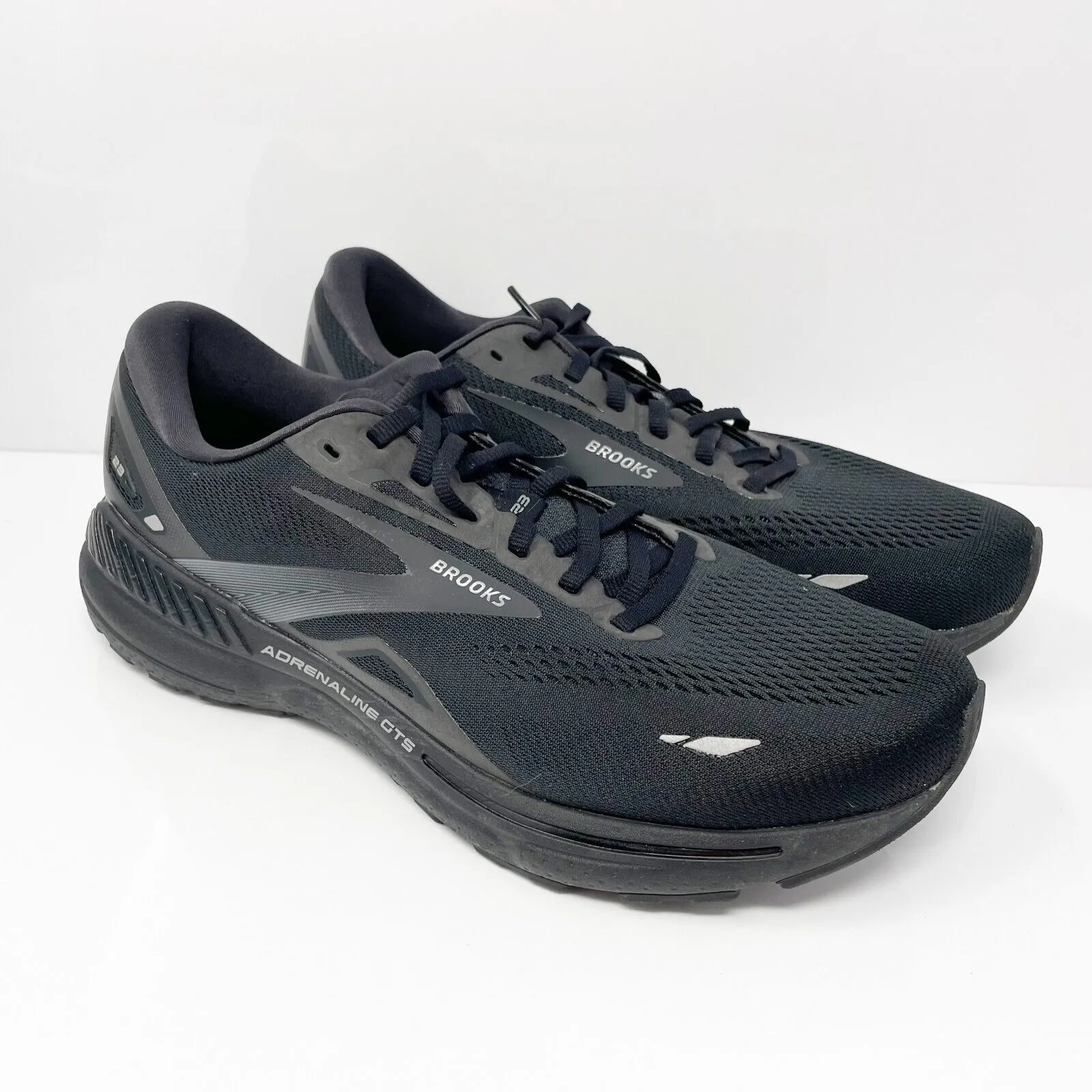 Brooks Mens Adrenaline GTS 23 1103912E020 Black Running Shoes Sneakers Sz 12 2E