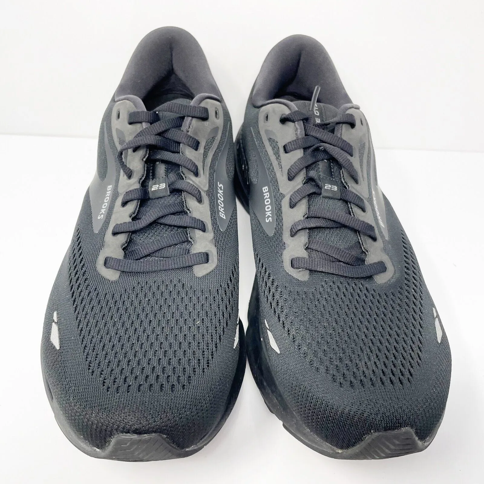 Brooks Mens Adrenaline GTS 23 1103912E020 Black Running Shoes Sneakers Sz 12 2E