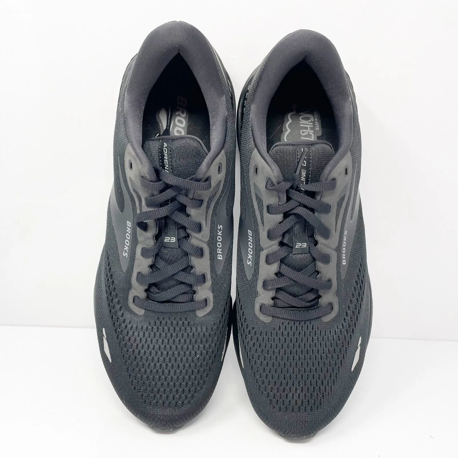 Brooks Mens Adrenaline GTS 23 1103912E020 Black Running Shoes Sneakers Sz 12 2E