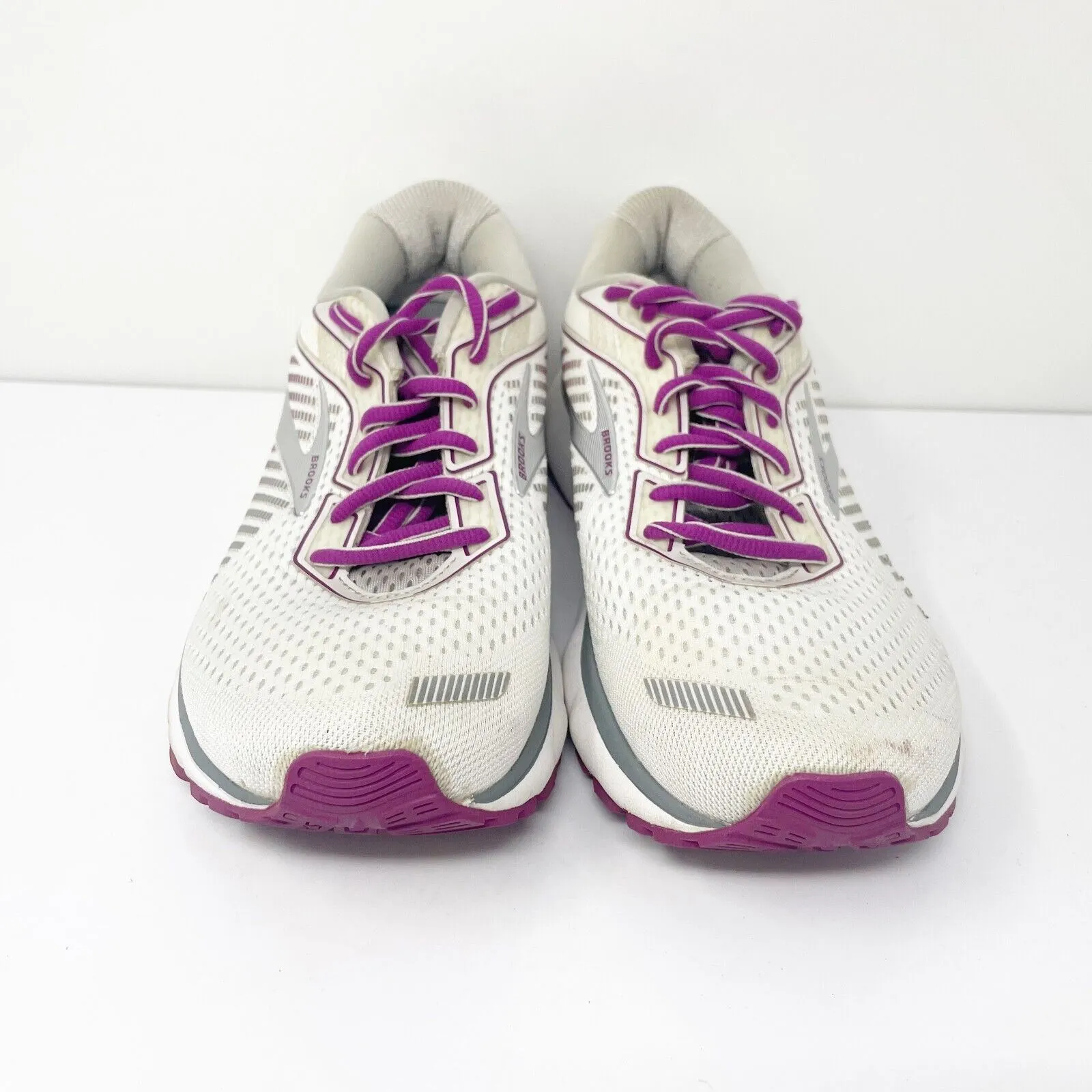 Brooks Womens Ghost 12 1203051B186 Gray Running Shoes Sneakers Size 9.5 B