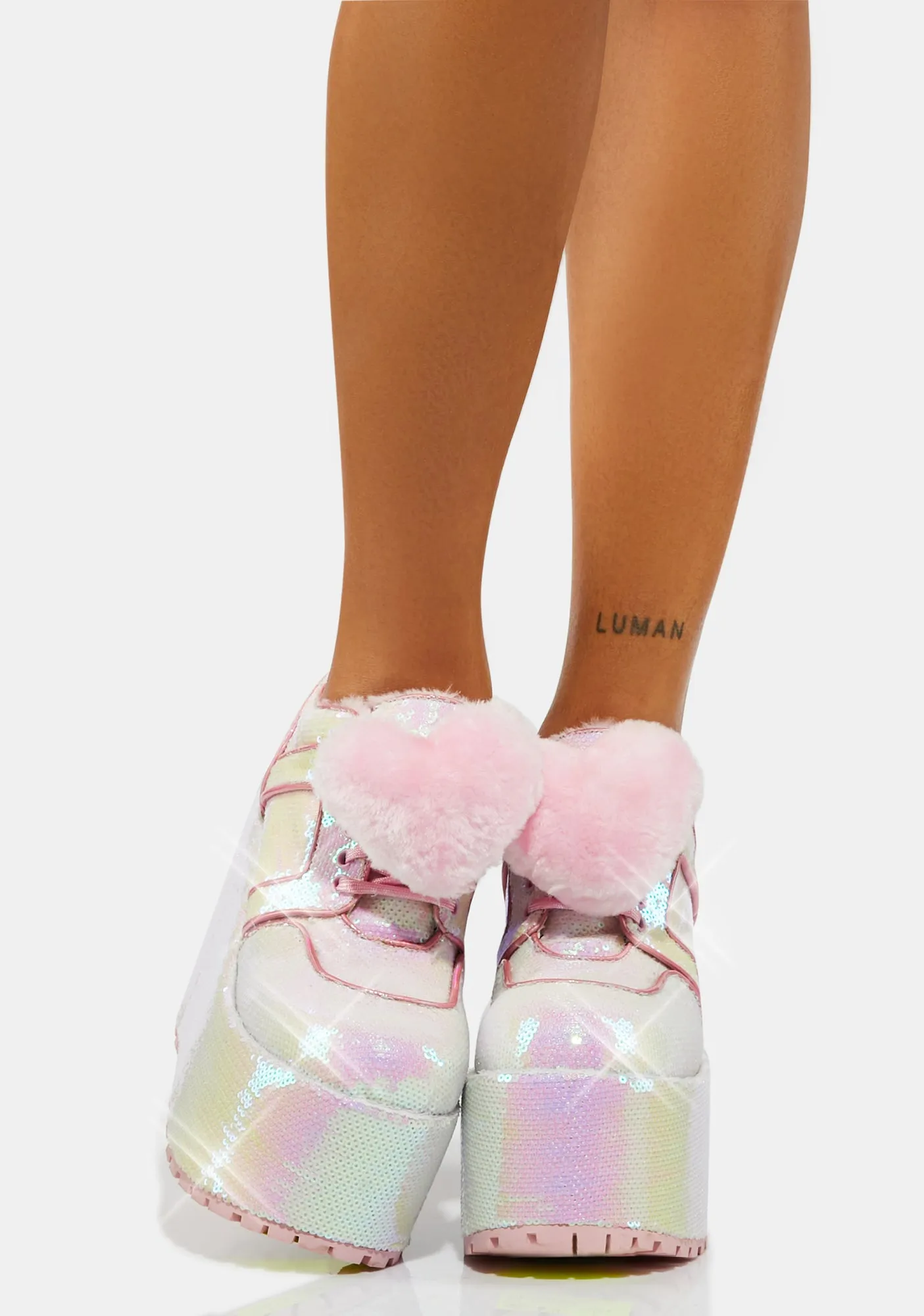 Cascade Dreams Sequin Platform Sneakers-