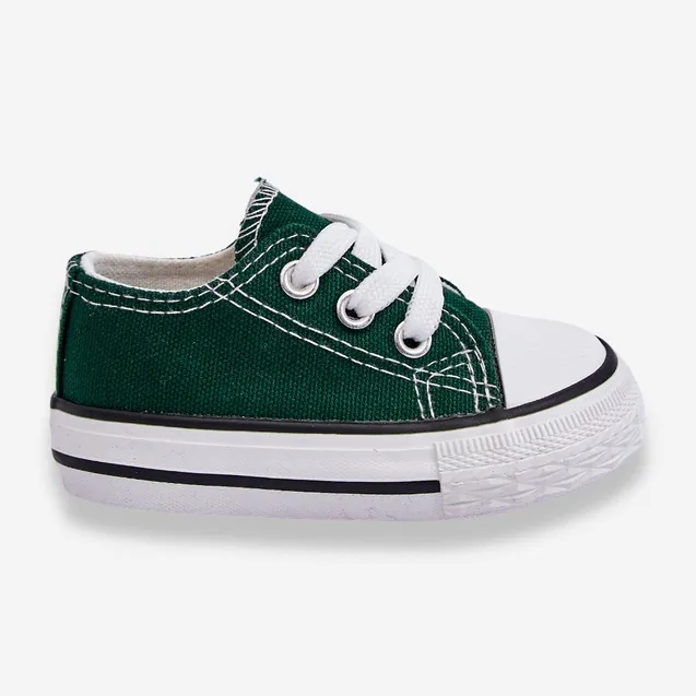 Children's Classic Sneakers Green Filemon