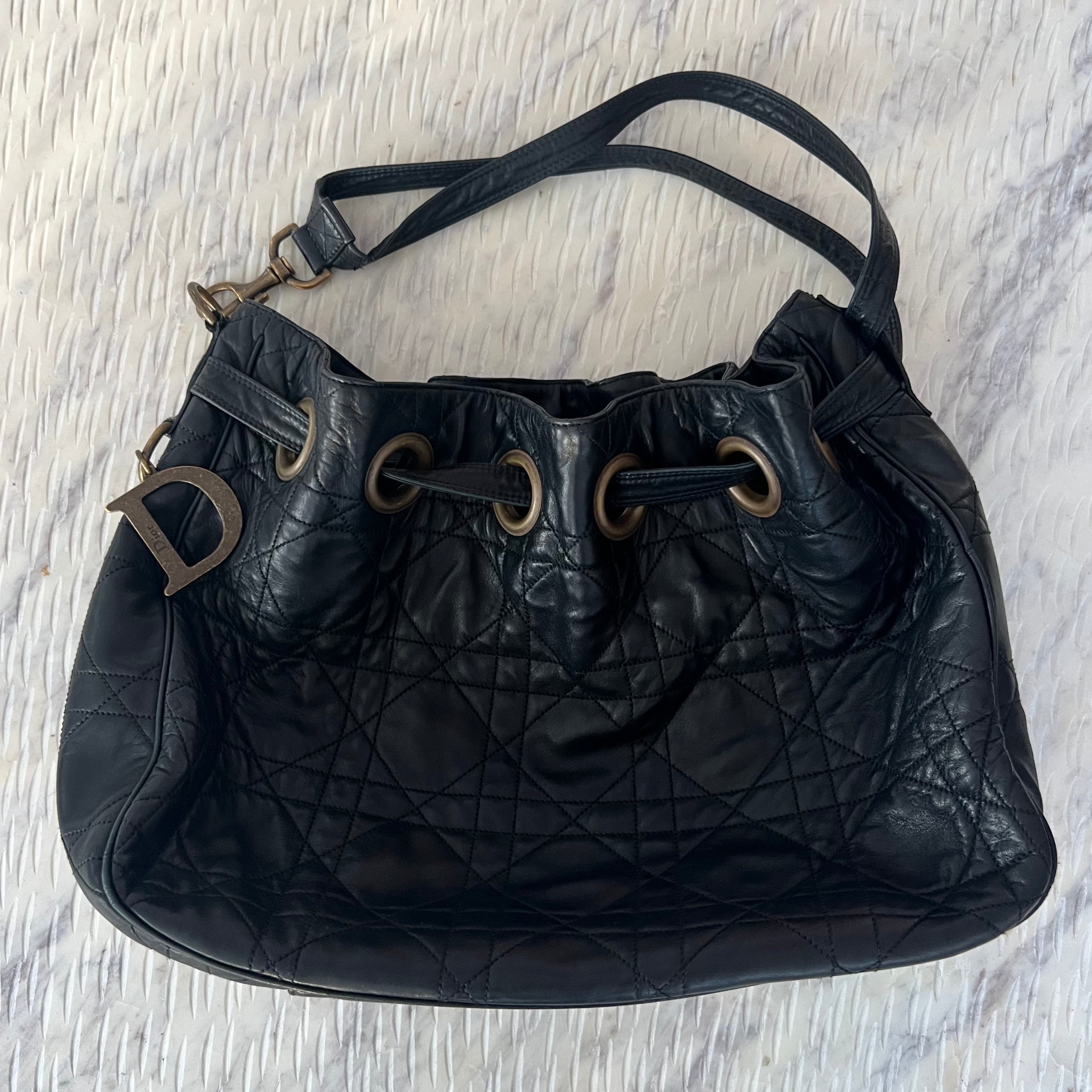 Christian Dior Cannage Bucket Bag