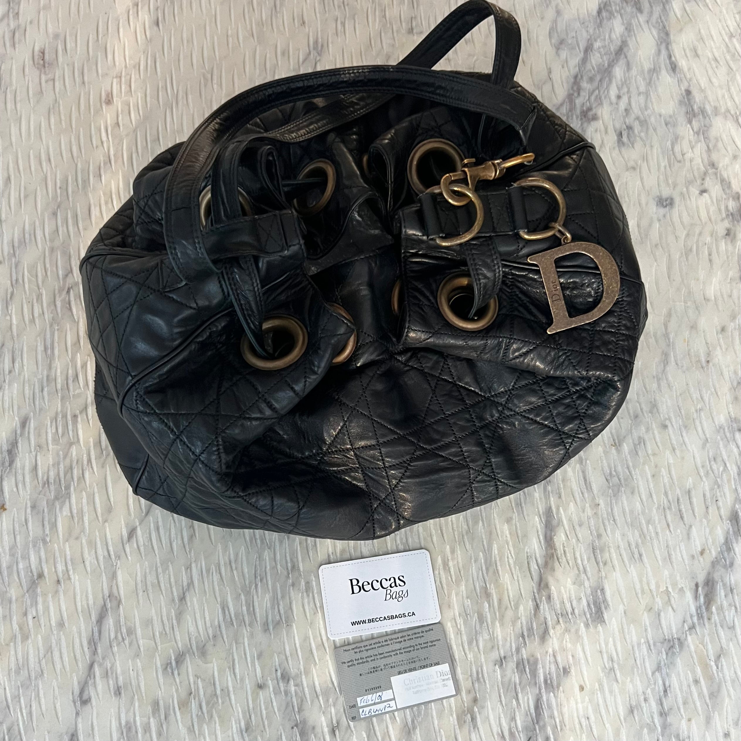 Christian Dior Cannage Bucket Bag