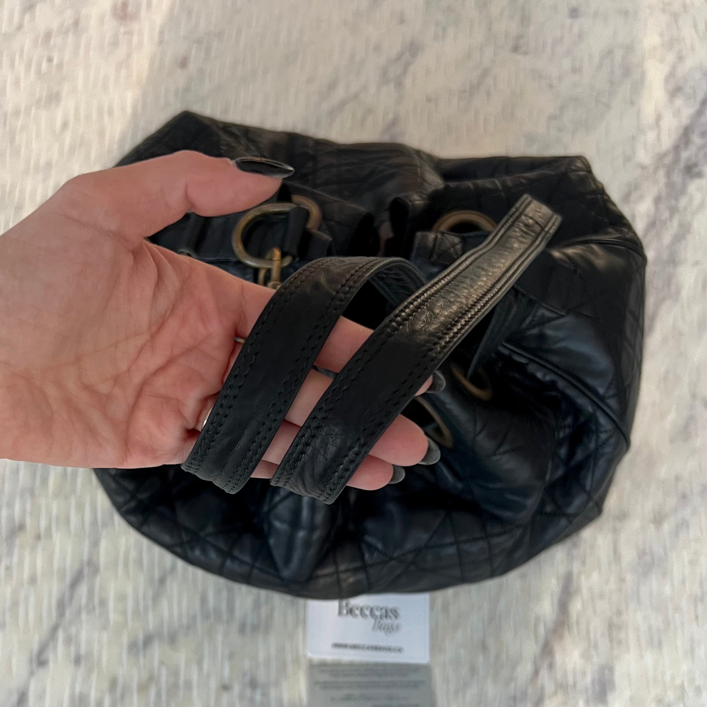 Christian Dior Cannage Bucket Bag