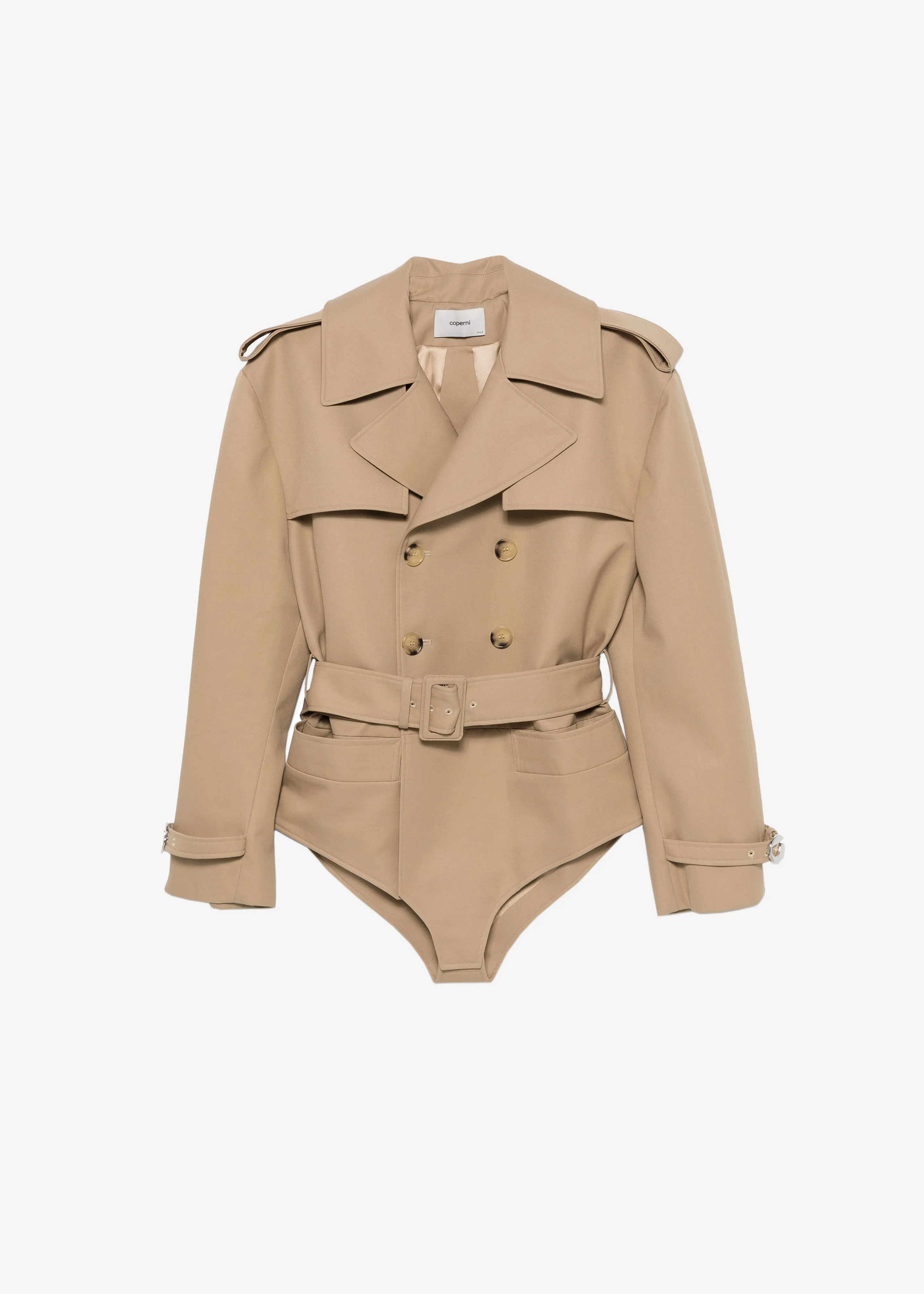 Coperni Body Trench Coat - Beige