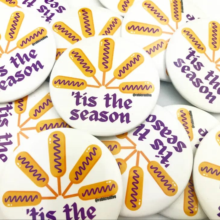 Corndog Season Gameday Button