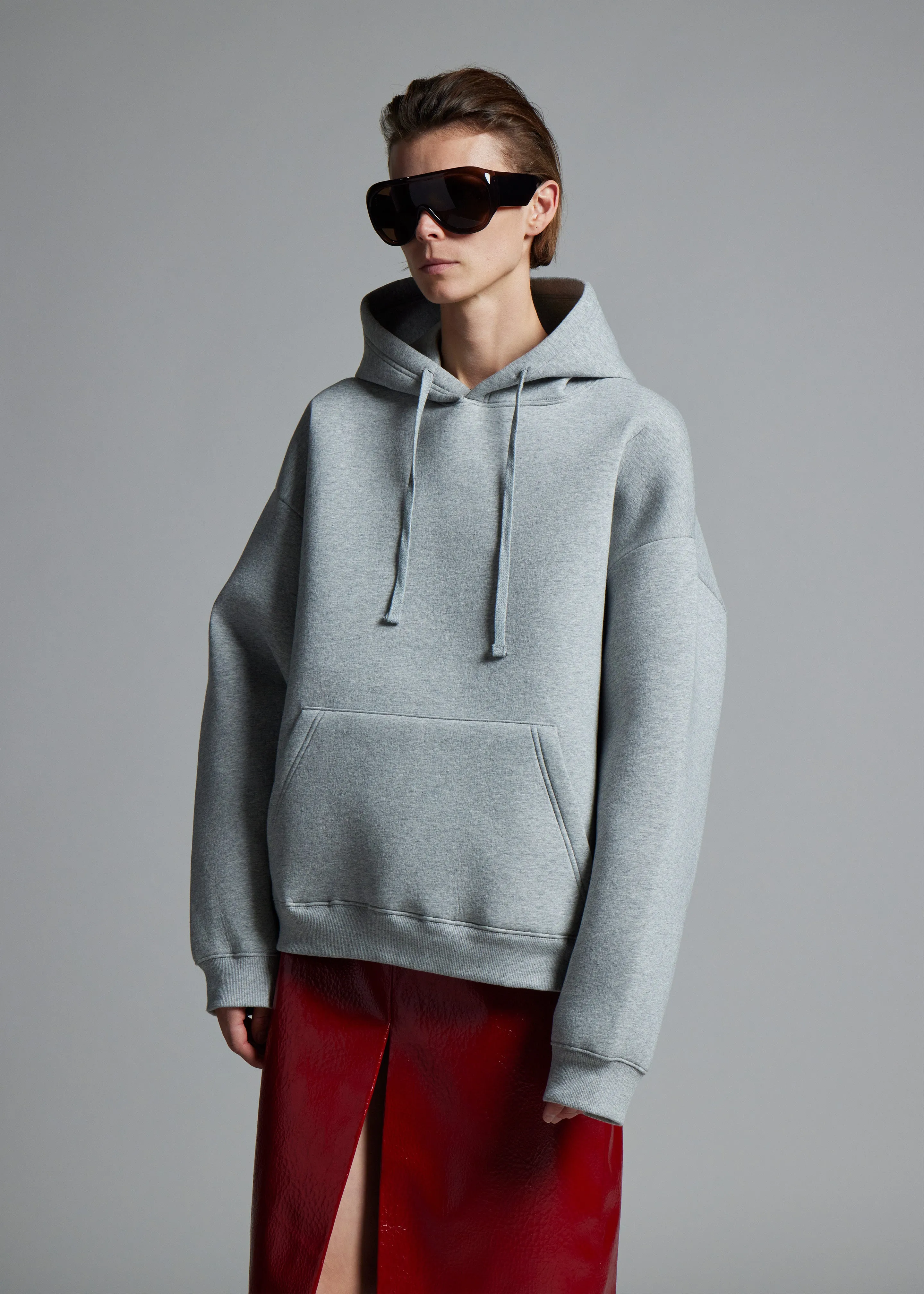 Easton Oversized Hoodie - Light Grey