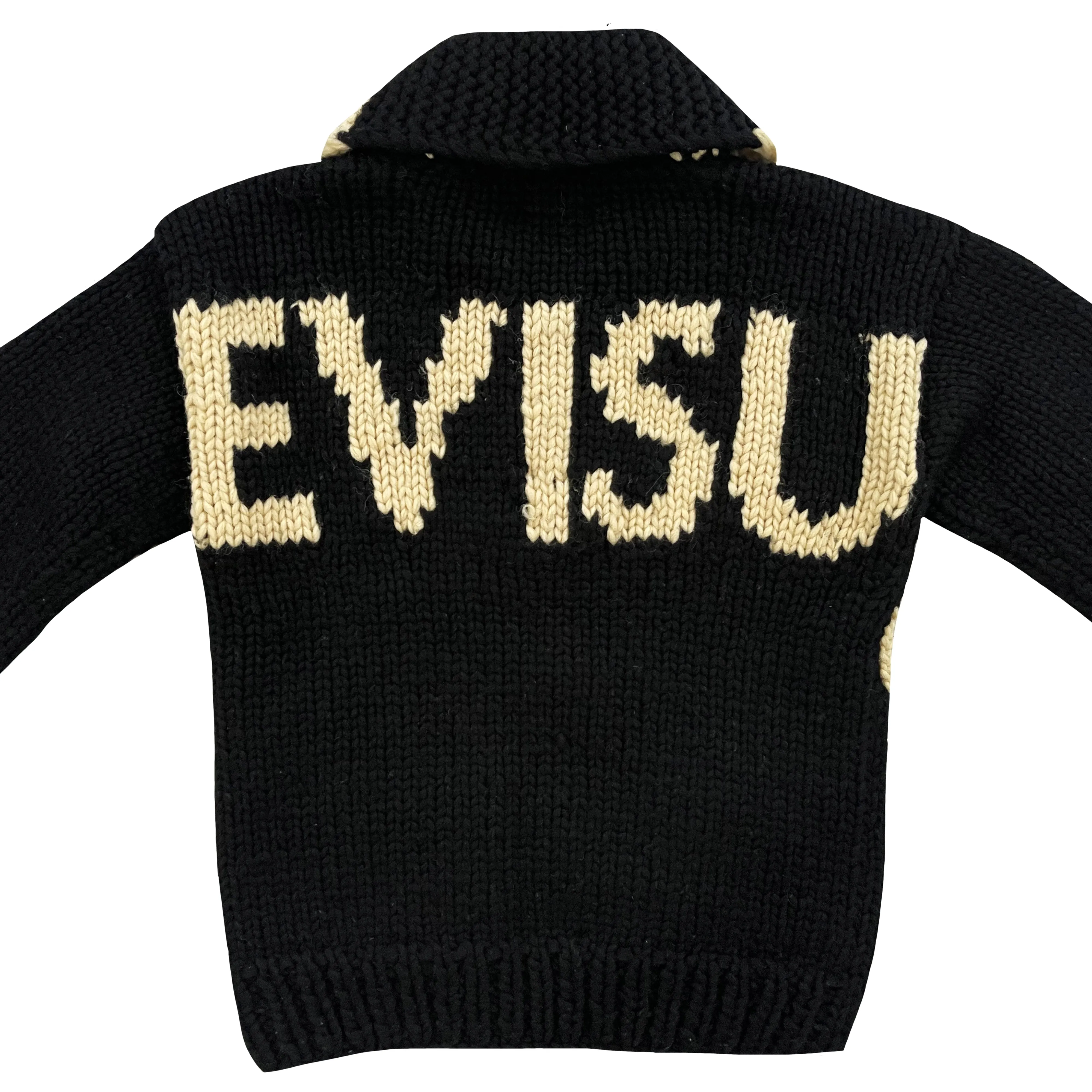 Evisu Cowichan Knitted Cardigan - M