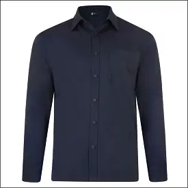 Gabicci Z06 Navy Long Sleeve Polo Top.