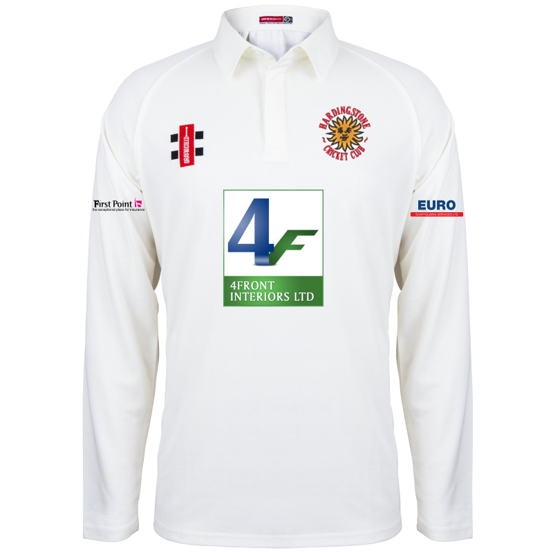 HARDINGSTONE CRICKET CLUB GRAY NICOLLS MATRIX LS JERSEY