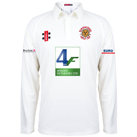 HARDINGSTONE CRICKET CLUB GRAY NICOLLS MATRIX LS JERSEY