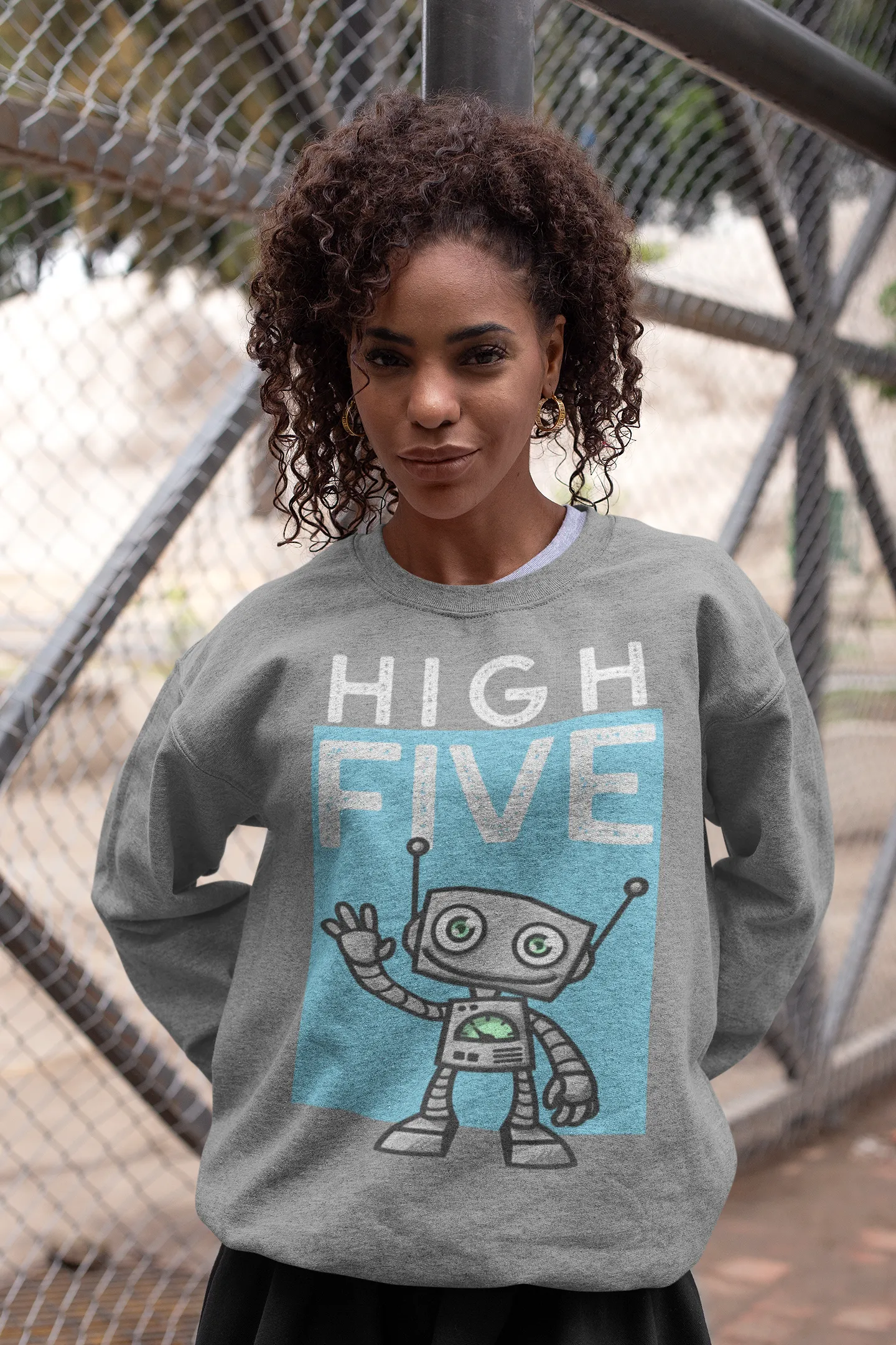 High Five HD Crewneck Sweatshirt