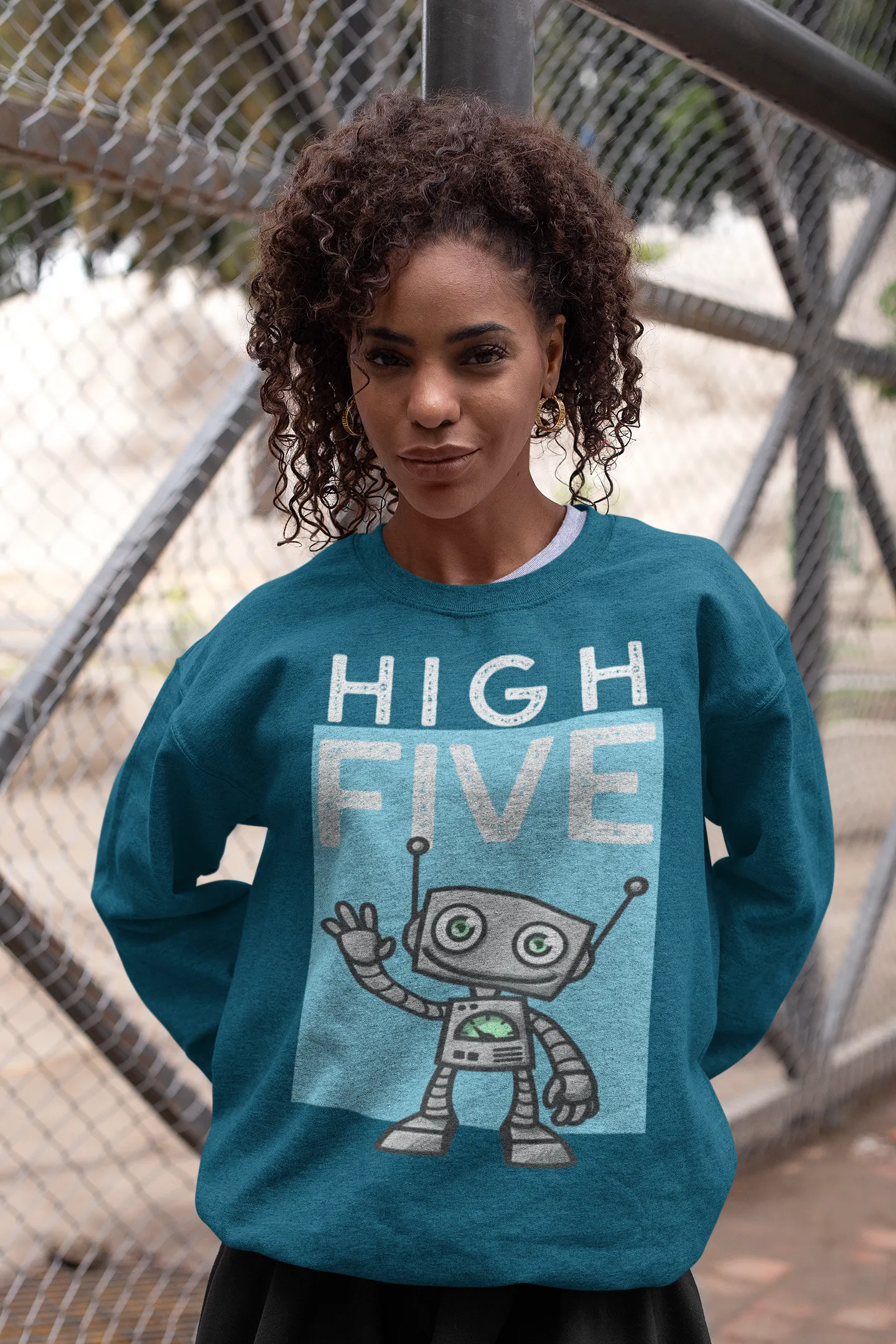 High Five HD Crewneck Sweatshirt