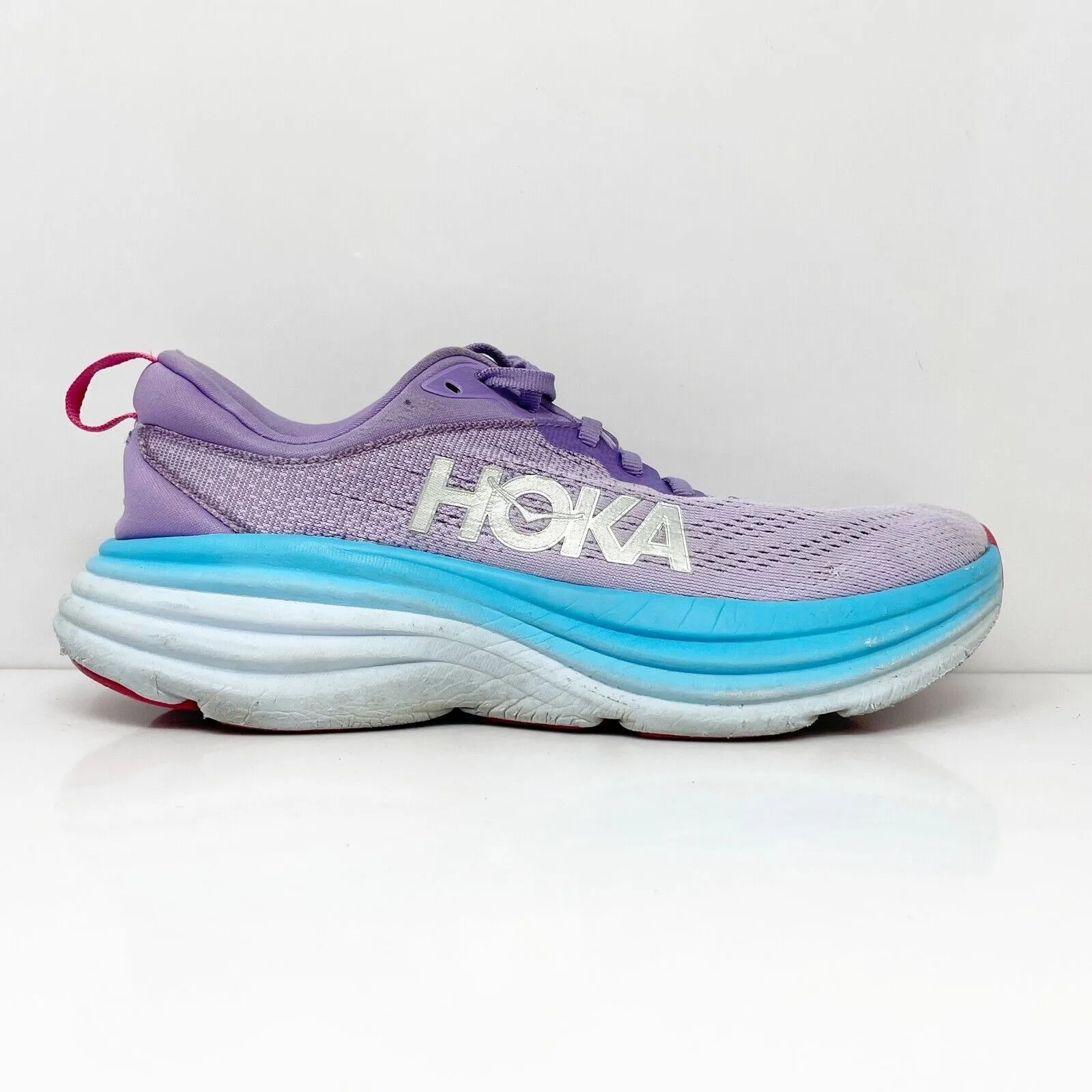 Hoka One One Womens Bondi 8 1127952 CVPL Purple Running Shoes Sneakers Size 7 B