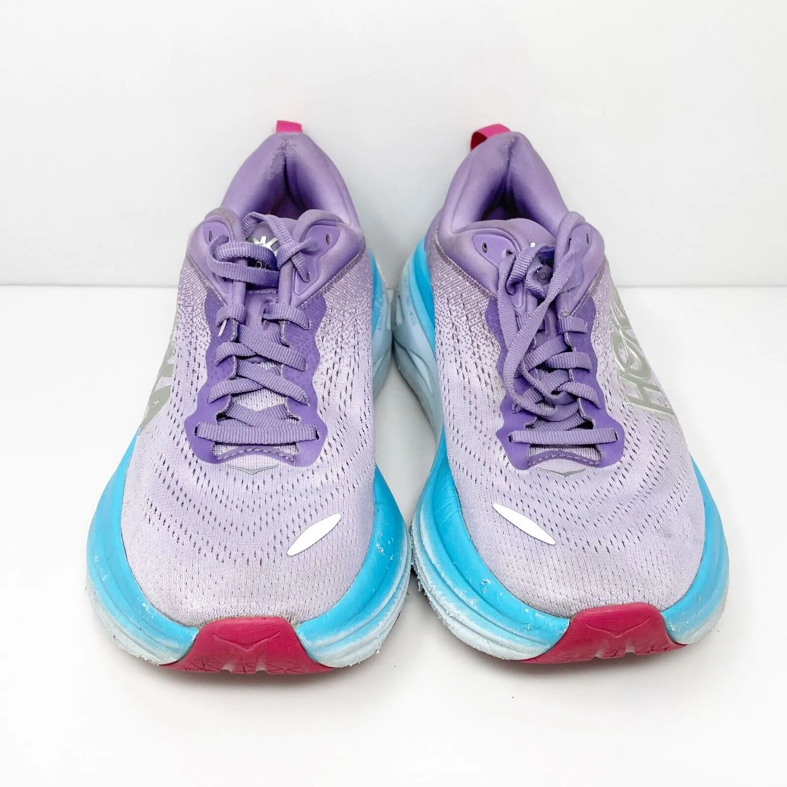 Hoka One One Womens Bondi 8 1127952 CVPL Purple Running Shoes Sneakers Size 7 B