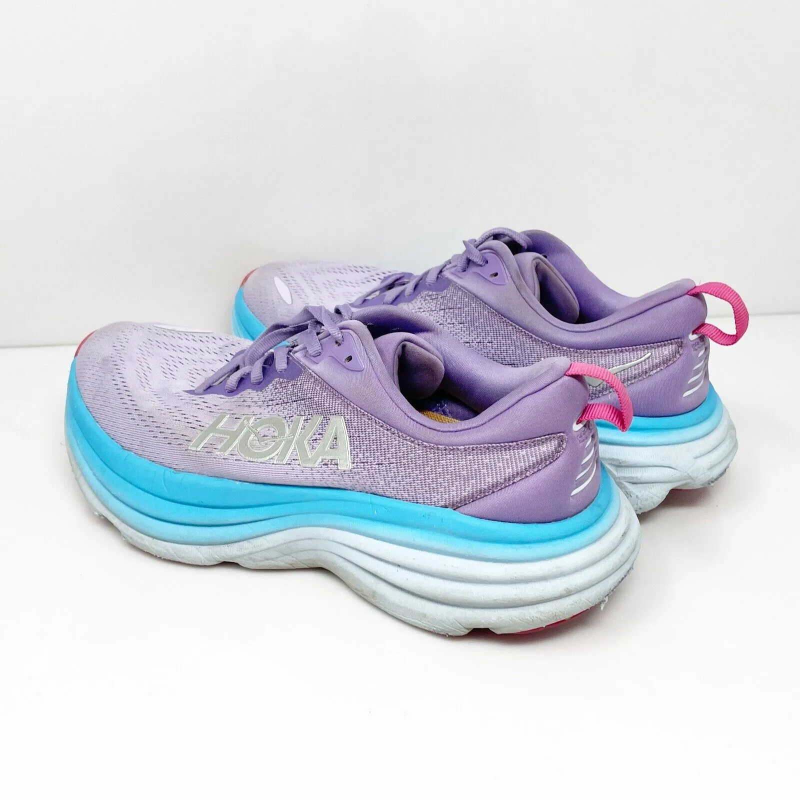 Hoka One One Womens Bondi 8 1127952 CVPL Purple Running Shoes Sneakers Size 7 B