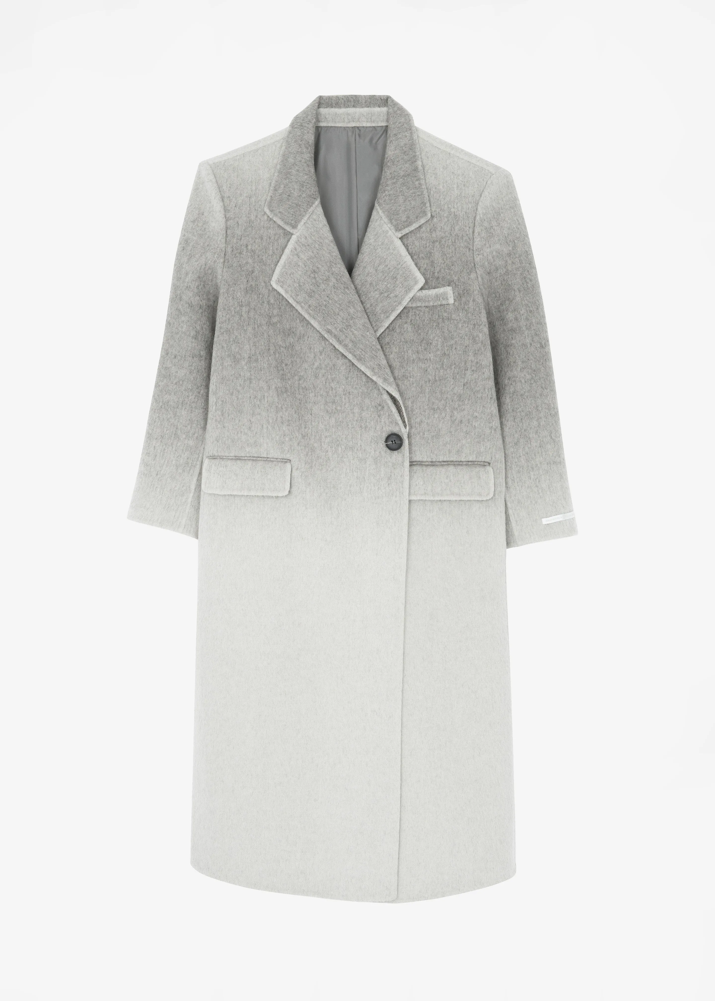 Imani Ombre Wool Coat - Grey