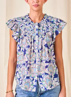 IRIE Printed Short-Sleeve TOP