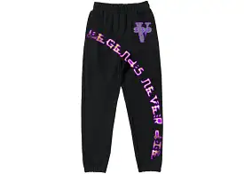 Juice Wrld x Vlone 999 Sweatpants Black/Purple