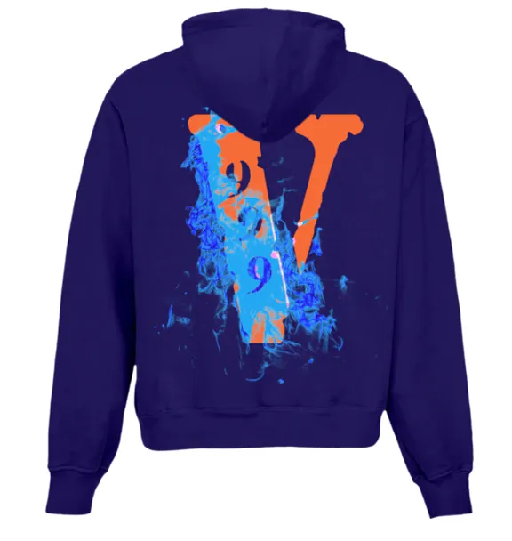 Juice Wrld x Vlone Hoodie Purple