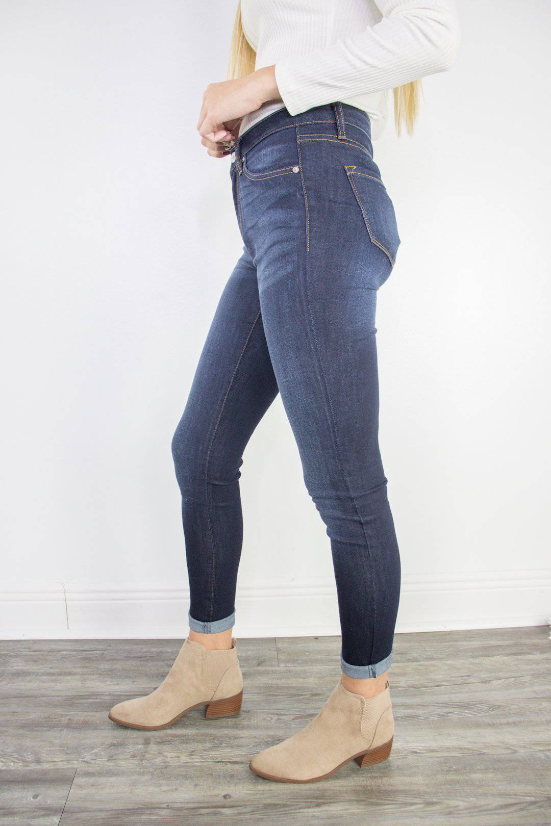 KanCan Dark Super Skinny Jeans