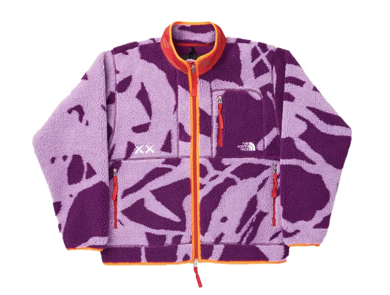 KAWS x The North Face Fleece Purple