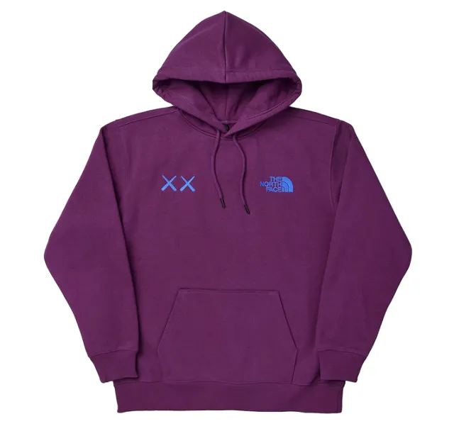 KAWS x The North Face Hoodie Purple/Blue