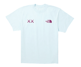 KAWS x The North Face Tee Light Blue/Purple