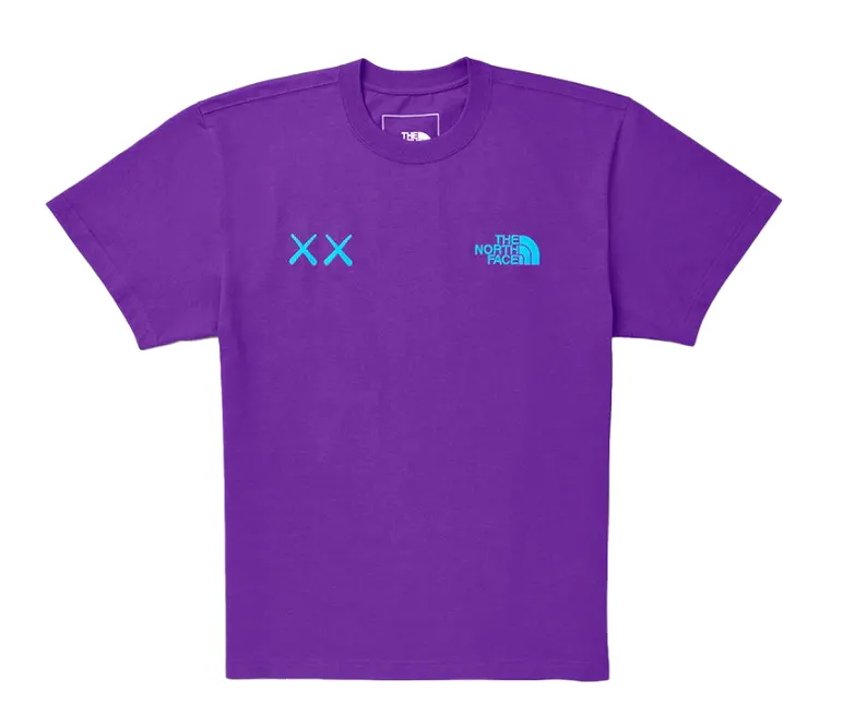 KAWS x The North Face Tee Purple/Blue