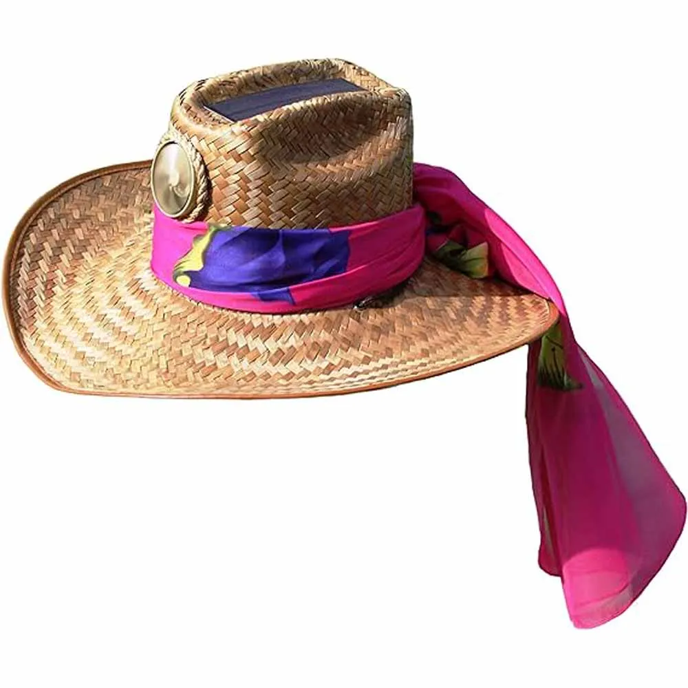 Kool Breeze Solar Fan Cowgirl Hat