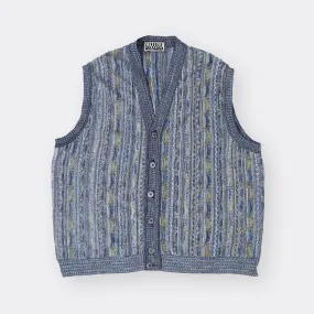 Marcazzani Vintage Sleeveless Cardigan - Large