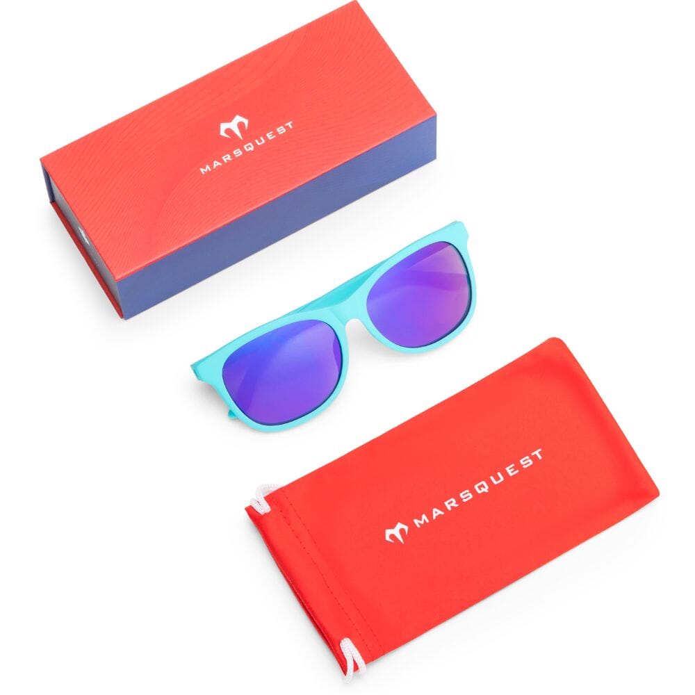 Marsquest Momentum Sunglasses - Baby Blue & Purple