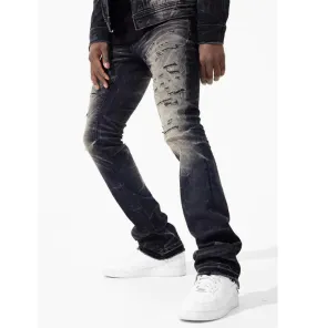 Men JORDAN CRAIG Martin Stacked Rip & Repair Jean