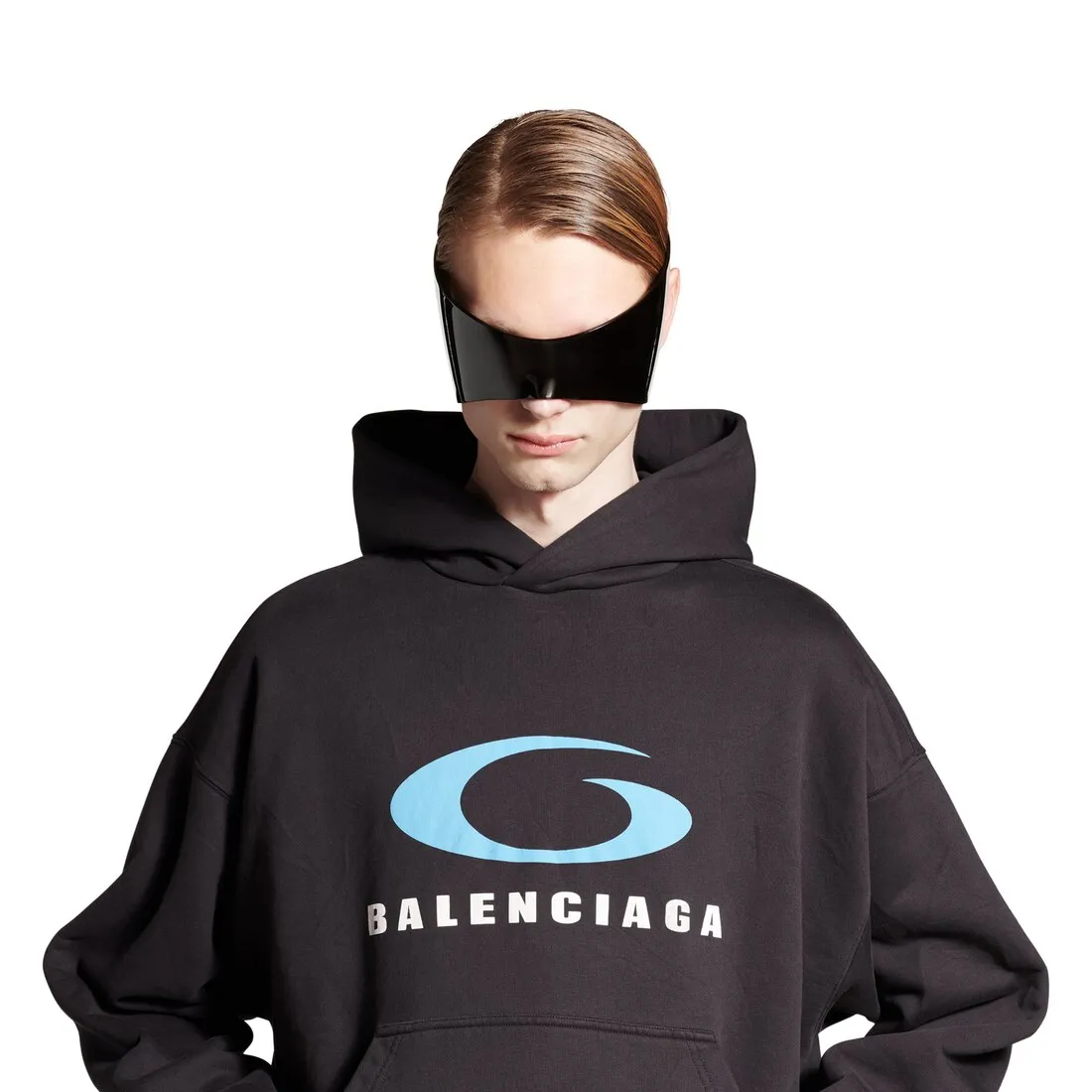      Men's Loop Sports Icon Hoodie Medium Fit in Black 