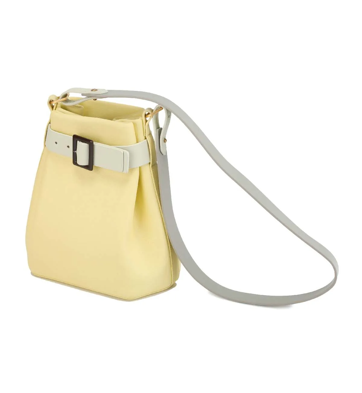 Mini Bucket Shoulder Bag - Lemon Sorbet